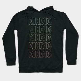 Kindig Name Pattern Hoodie